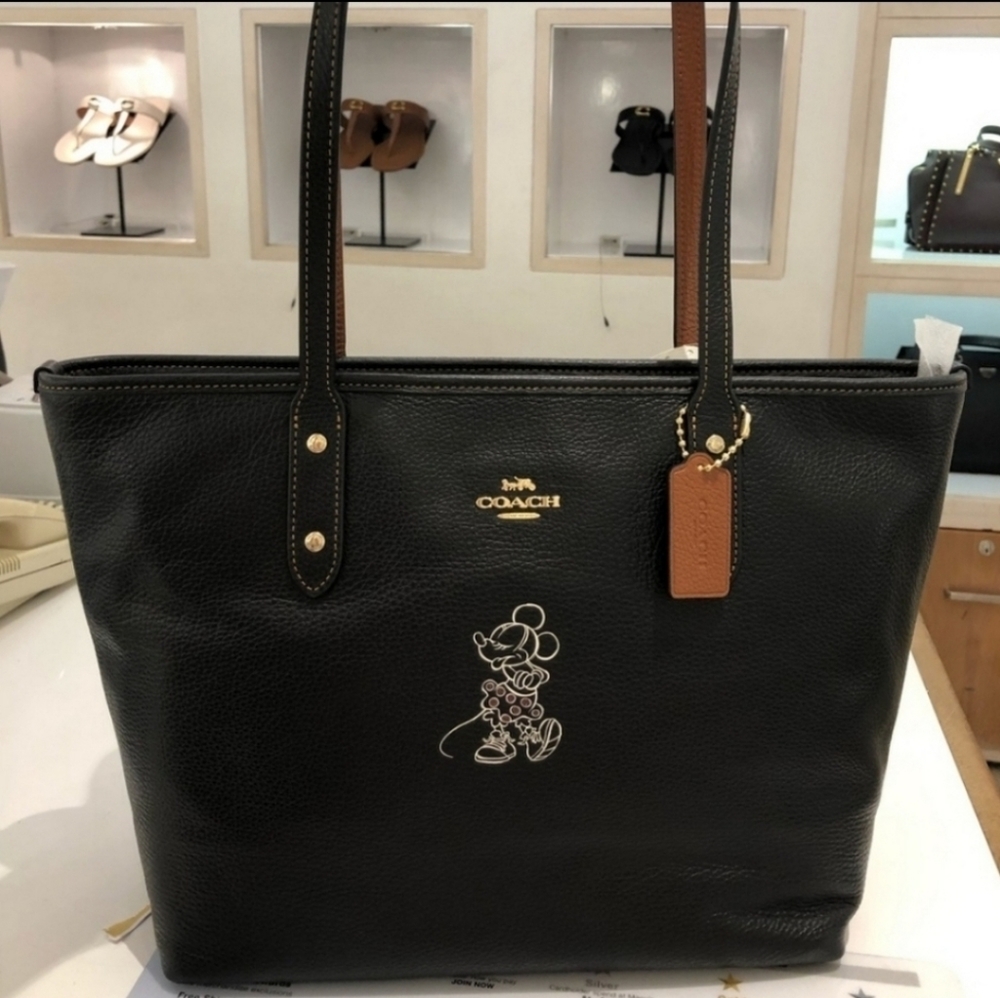 Limited Edition Coach Minnie Mouse Tote